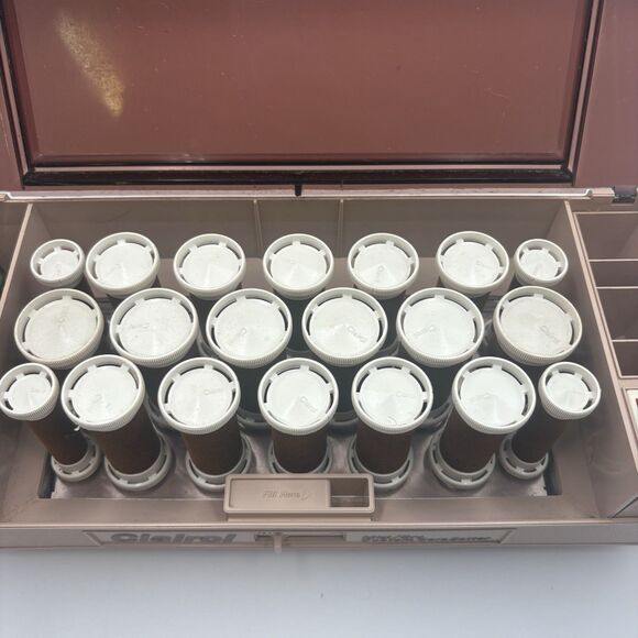 Clairol Mist/Dry CareSetter Velvet Hot Rollers Curlers W/Clips K-400F *Tested* - Picture 4 of 9